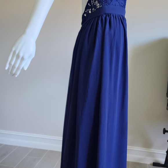 Saved by the Dress Blue Long Gown - Picture 10 of 16